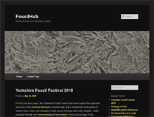 Tablet Screenshot of fossilhub.org
